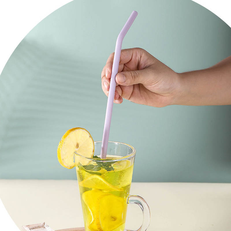 silicone coffee straw